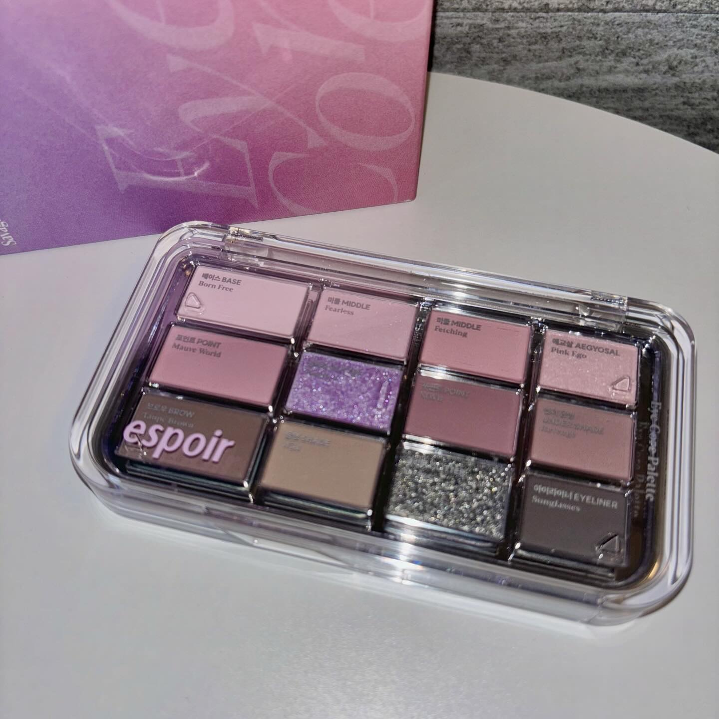 アイコアパレット サベージモーヴ/espoir/アイシャドウパレットを使ったクチコミ（2枚目）