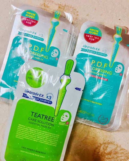 ティーツリーケアソリューション アンプルマスクJEX/MEDIHEAL/シートマスク・パックを使ったクチコミ(1枚目)