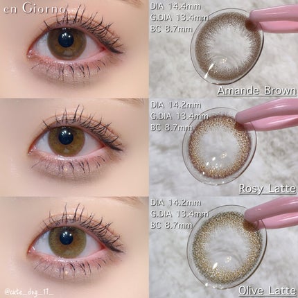 アンジョルノ/en Giorno/カラーコンタクトレンズを使ったクチコミ(3枚目)