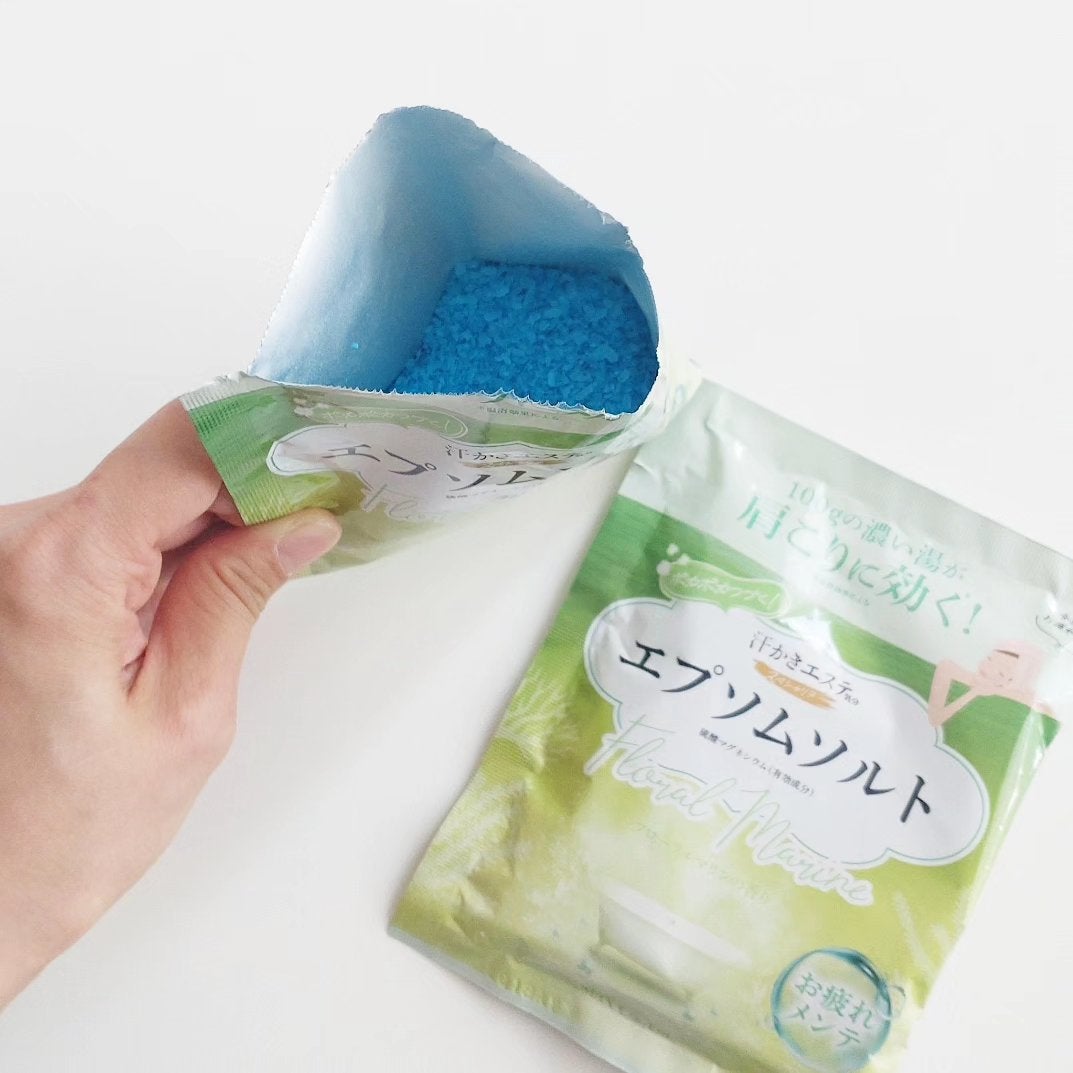 汗かきエステ気分 スペシャリテ エプソムソルト フローラルマリンの香り/マックス/無機塩系入浴剤を使ったクチコミ(4枚目)