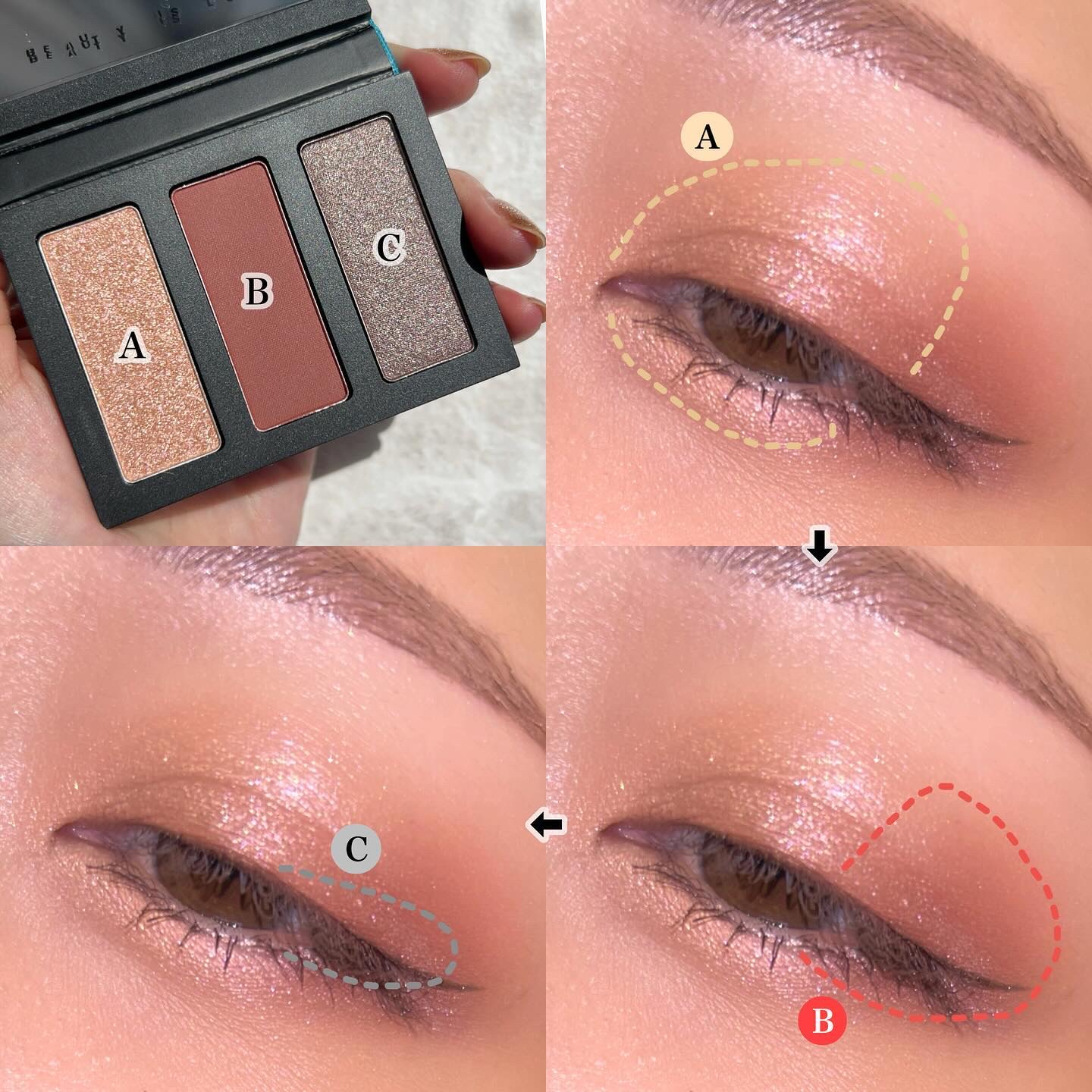 ムーンストラック リュクス アイシャドウ クォード/BOBBI BROWN/アイシャドウパレットを使ったクチコミ（3枚目）