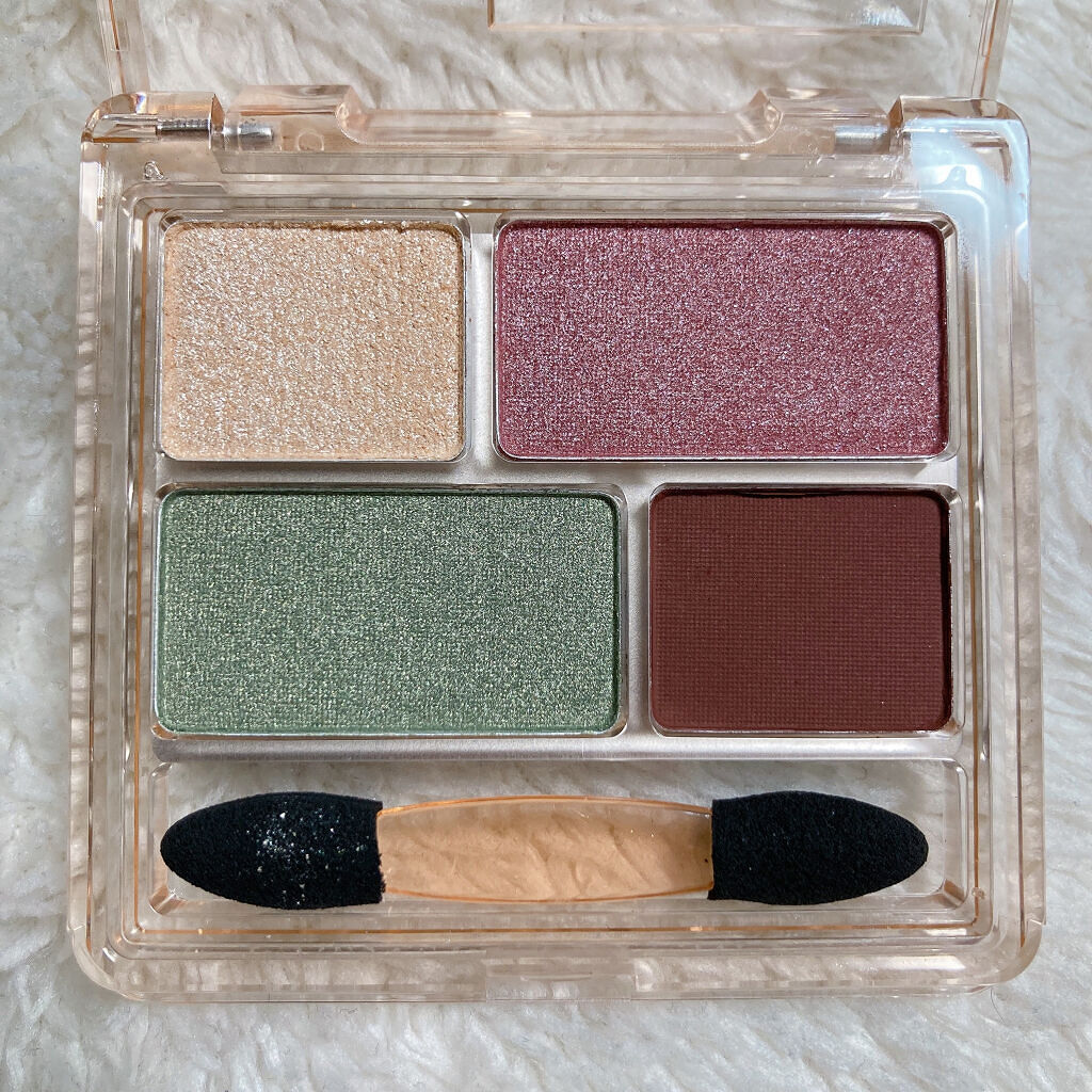GENE TOKYO リラクシーアイシャドウ/DAISO/アイシャドウパレットを使ったクチコミ（2枚目）