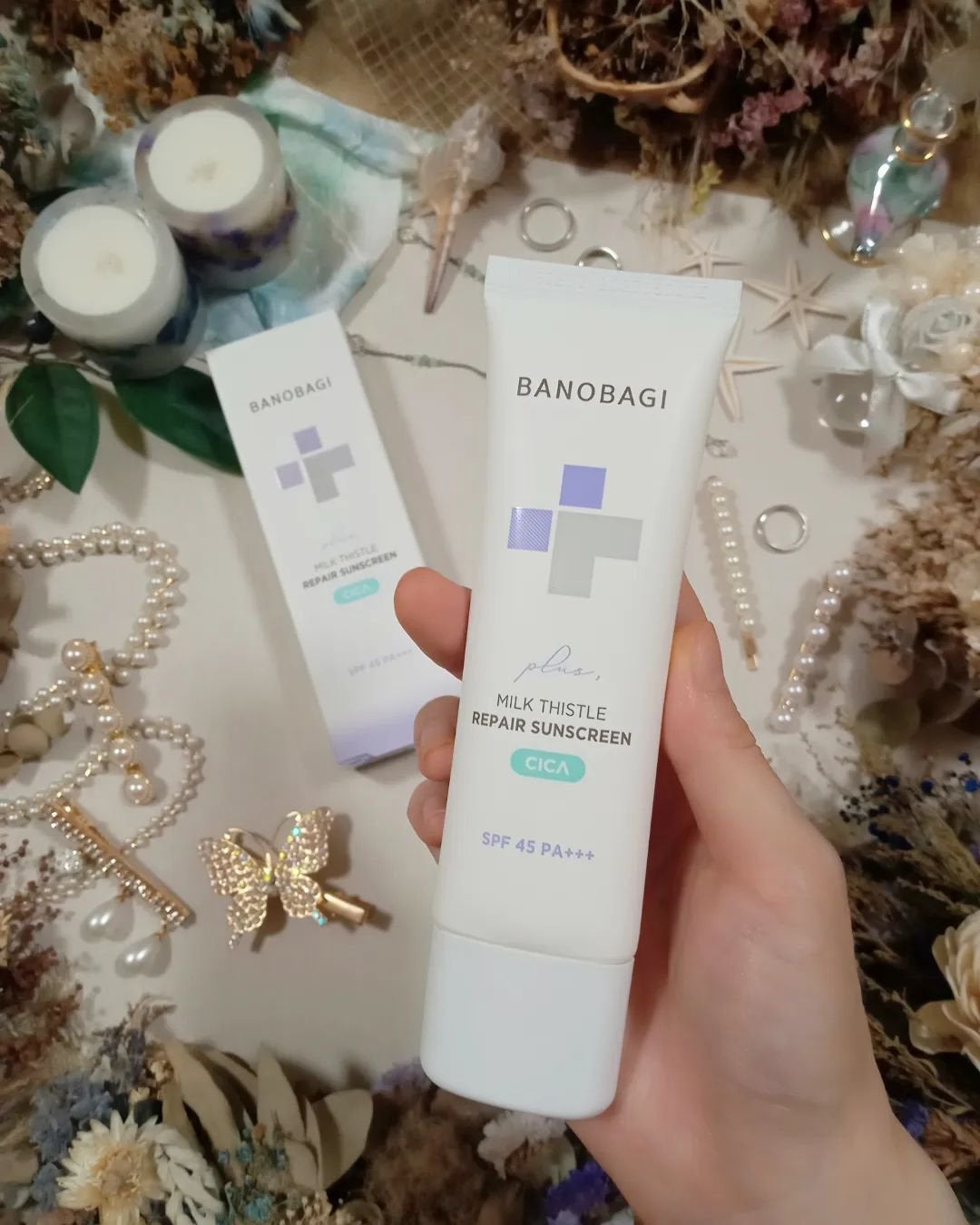 ミルクシスルリペアシカサンスクリーンプラス/BANOBAGI/日焼け止めミルクを使ったクチコミ(2枚目)