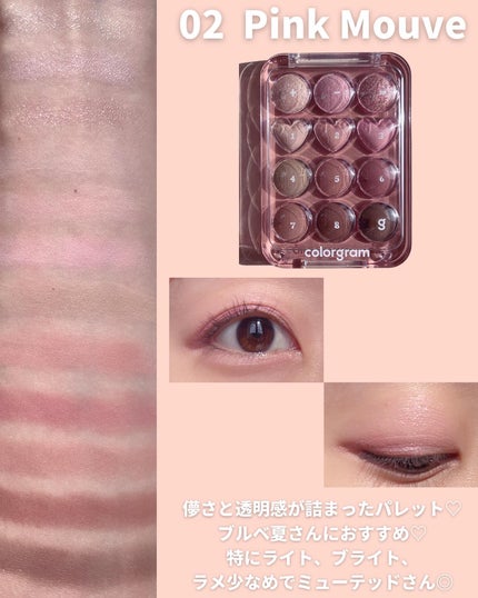 目元チュートリアルアイパレット/Colorgram/アイシャドウパレットを使ったクチコミ(7枚目)