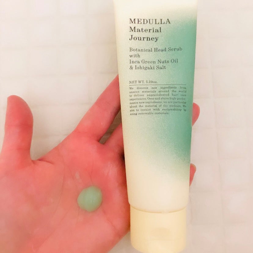 メデュラ マテリアルジャーニー ボタニカルヘッドスクラブ/MEDULLA/頭皮ケアを使ったクチコミ(2枚目)