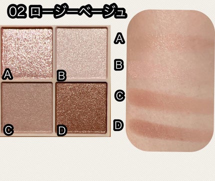 ベージュトーンアイシャドウ/CEZANNE/アイシャドウパレットを使ったクチコミ(3枚目)