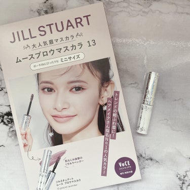 JILL STUART ジルスチュアート ムースブロウマスカラのクチコミ「本日発売🌼

JILL STUART ジルスチュアート ムースブロウマスカラ 1grayish.....」（1枚目）