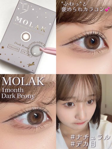 MOLAK 1month/MOLAK/１ヶ月（１MONTH）カラコンを使ったクチコミ（1枚目）