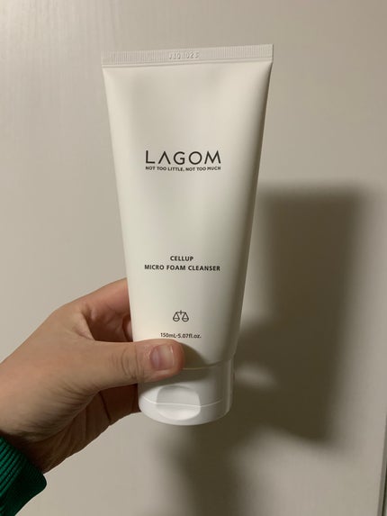 マイクロフォーム クレンザー(夜用洗顔)/LAGOM /クレンジングクリームを使ったクチコミ(1枚目)