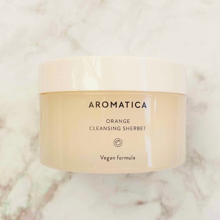 オレンジクレンジングシャーベット/AROMATICA/クレンジングバームを使ったクチコミ(1枚目)