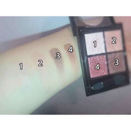 グロッシーリッチ アイズ/Visée/アイシャドウパレットを使ったクチコミ(2枚目)