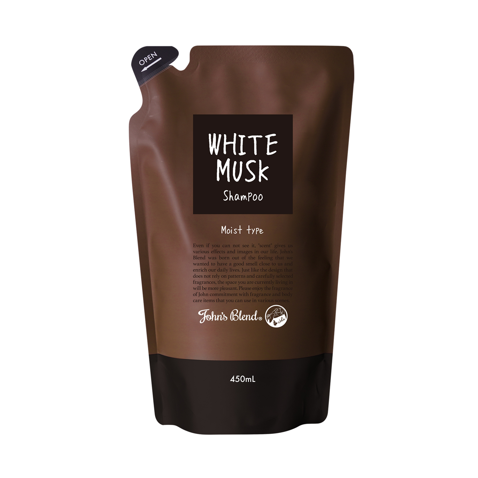 【しっとりツヤツヤ】  モイスト シャンプー/コンディショナー シャンプー詰め替えリフィル（450ml）