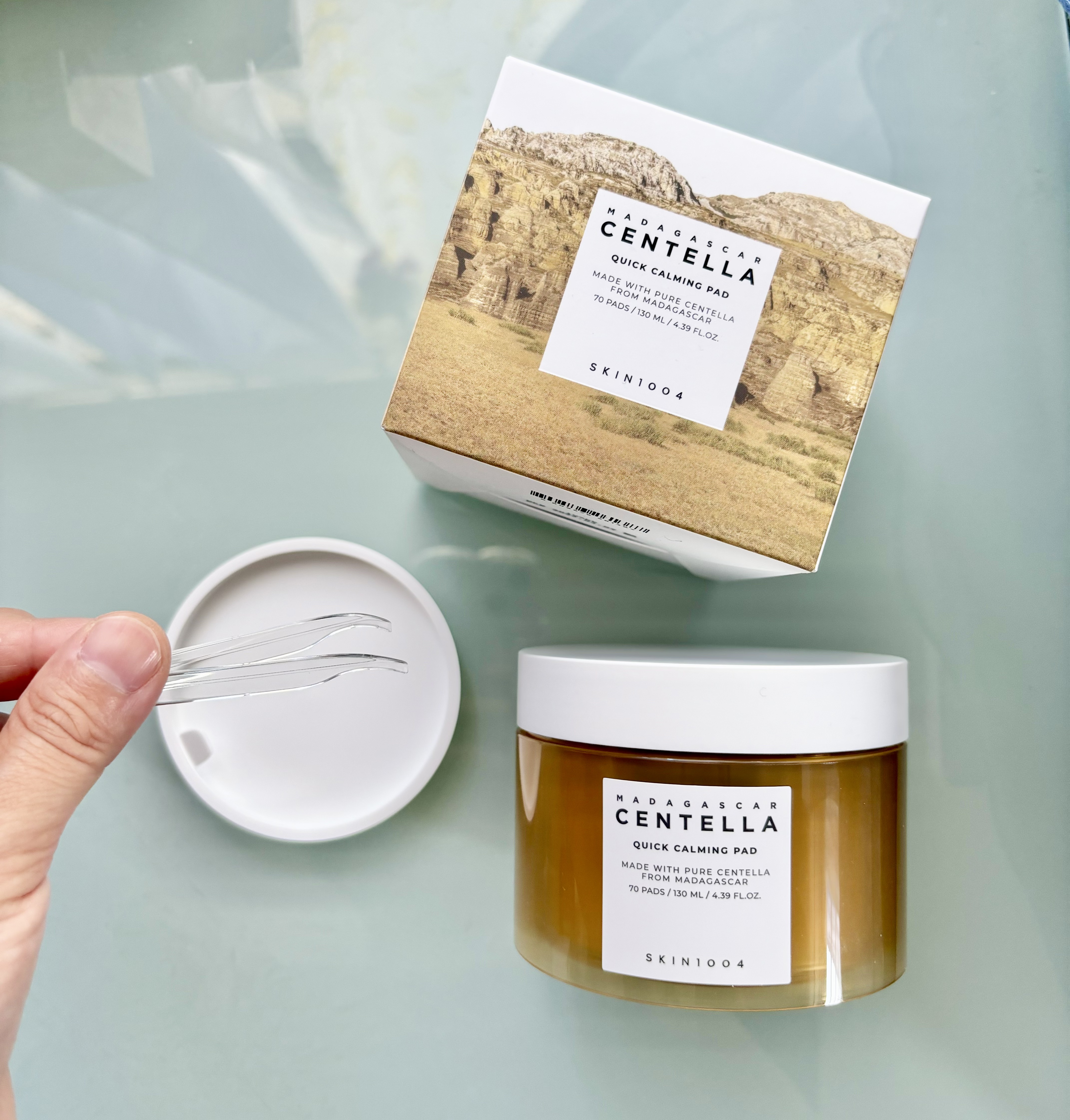 センテラ クイックカーミングパッド/SKIN1004/トナーパッドを使ったクチコミ（1枚目）