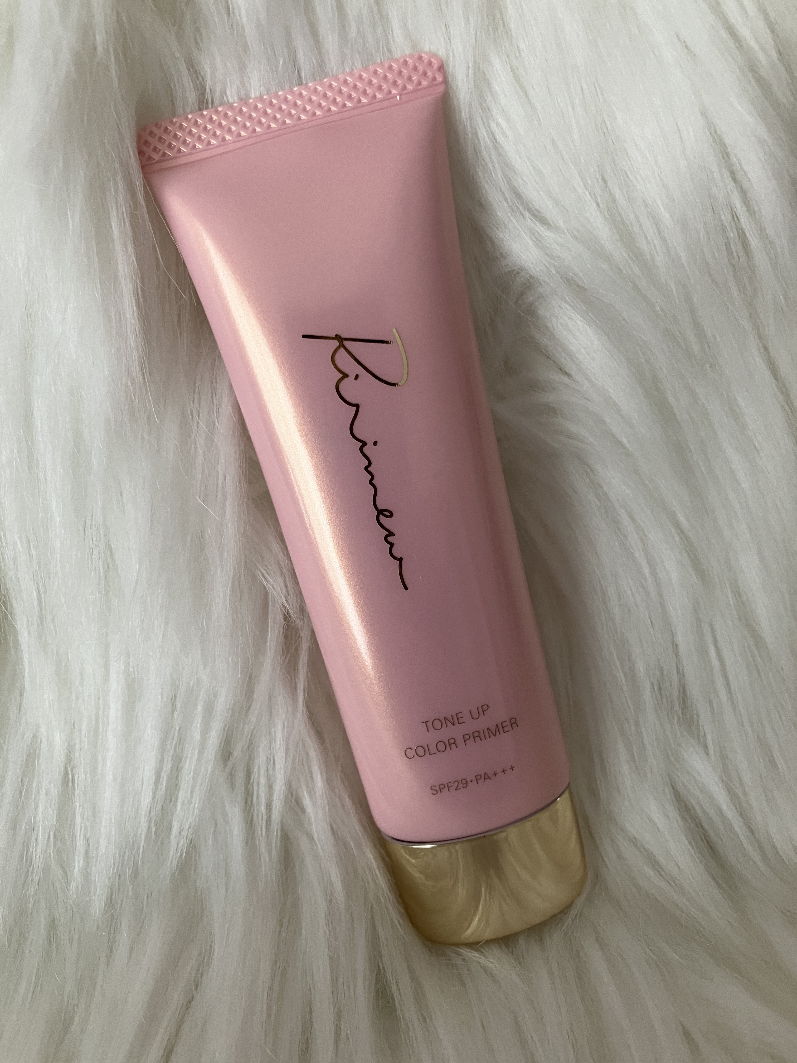 トーンアップカラープライマー  パールピンク/Ririmew/化粧下地を使ったクチコミ（1枚目）