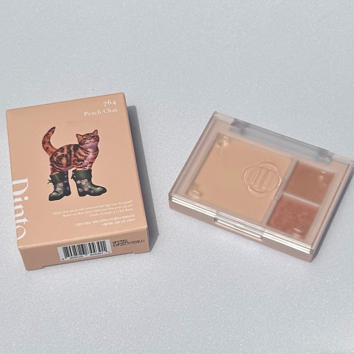 (ルシャブートコレクション)チーク&アイ マルチユーズ パレット/Dinto/パウダーチークを使ったクチコミ(2枚目)