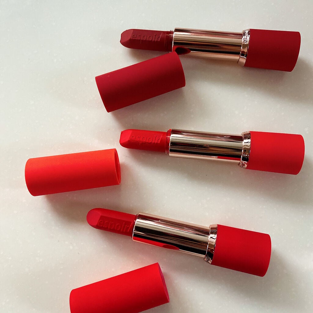 リップスティック ノー ウェア シフォン マット/espoir/口紅を使ったクチコミ(7枚目)