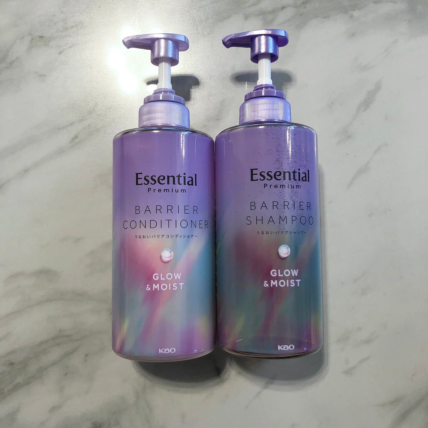 エッセンシャル プレミアム うるおいバリアシャンプー/コンディショナー グロウ&モイスト/エッセンシャル/市販シャンプーを使ったクチコミ(1枚目)