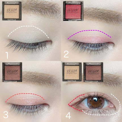 UR GLAM POWDER EYESHADOW/U R GLAM/単色アイシャドウを使ったクチコミ(5枚目)