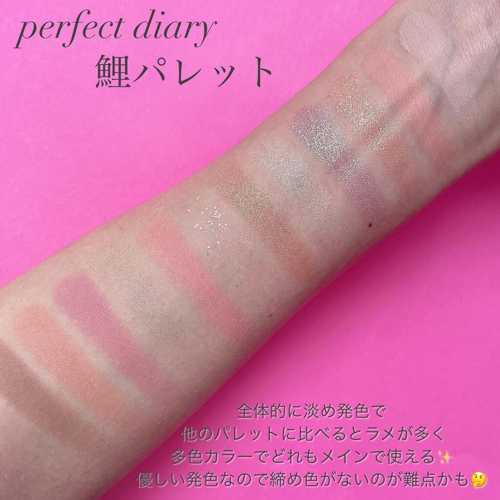 エクスプローラ12色 動物アイシャドウパレット/PERFECT DIARY/アイシャドウパレットを使ったクチコミ(4枚目)