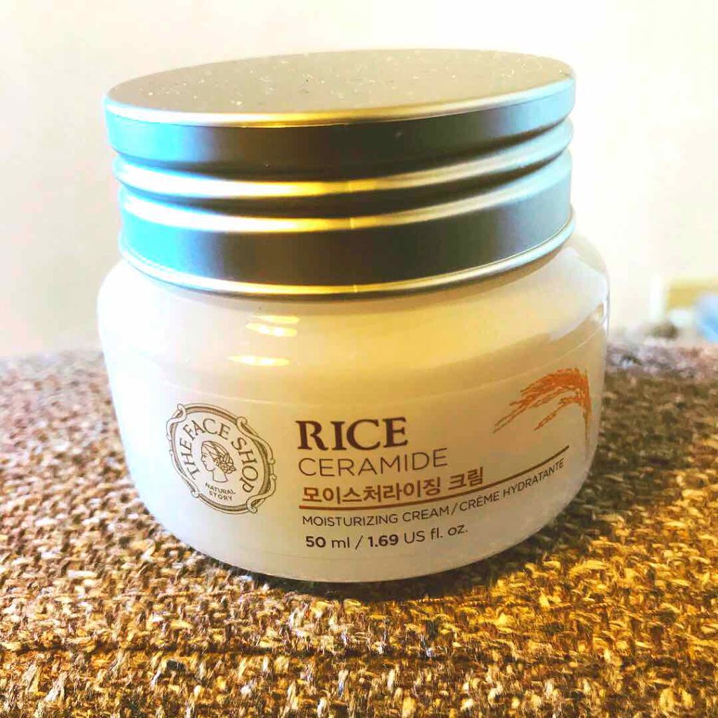 ライスセラミド モイスチャーライジング シリーズ/THE FACE SHOP/フェイスクリームを使ったクチコミ(1枚目)
