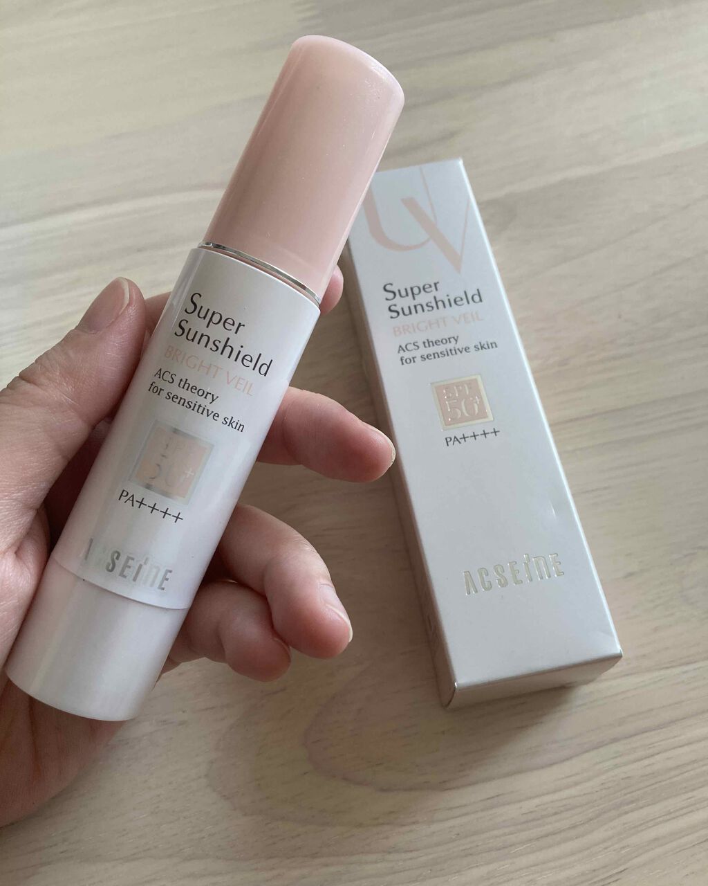 スーパーサンシールド ブライトヴェール/ACSEINE/化粧下地を使ったクチコミ(2枚目)