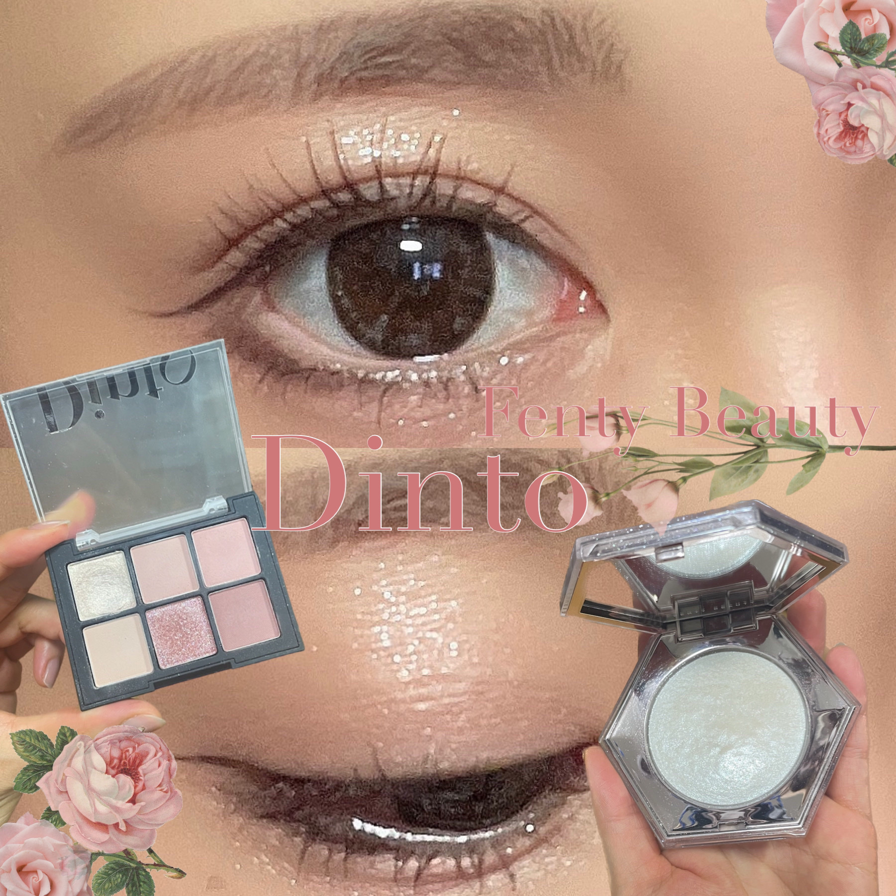 DIAMOND BOMB/FENTY BEAUTY BY RIHANNA/パウダーハイライトを使ったクチコミ（1枚目）