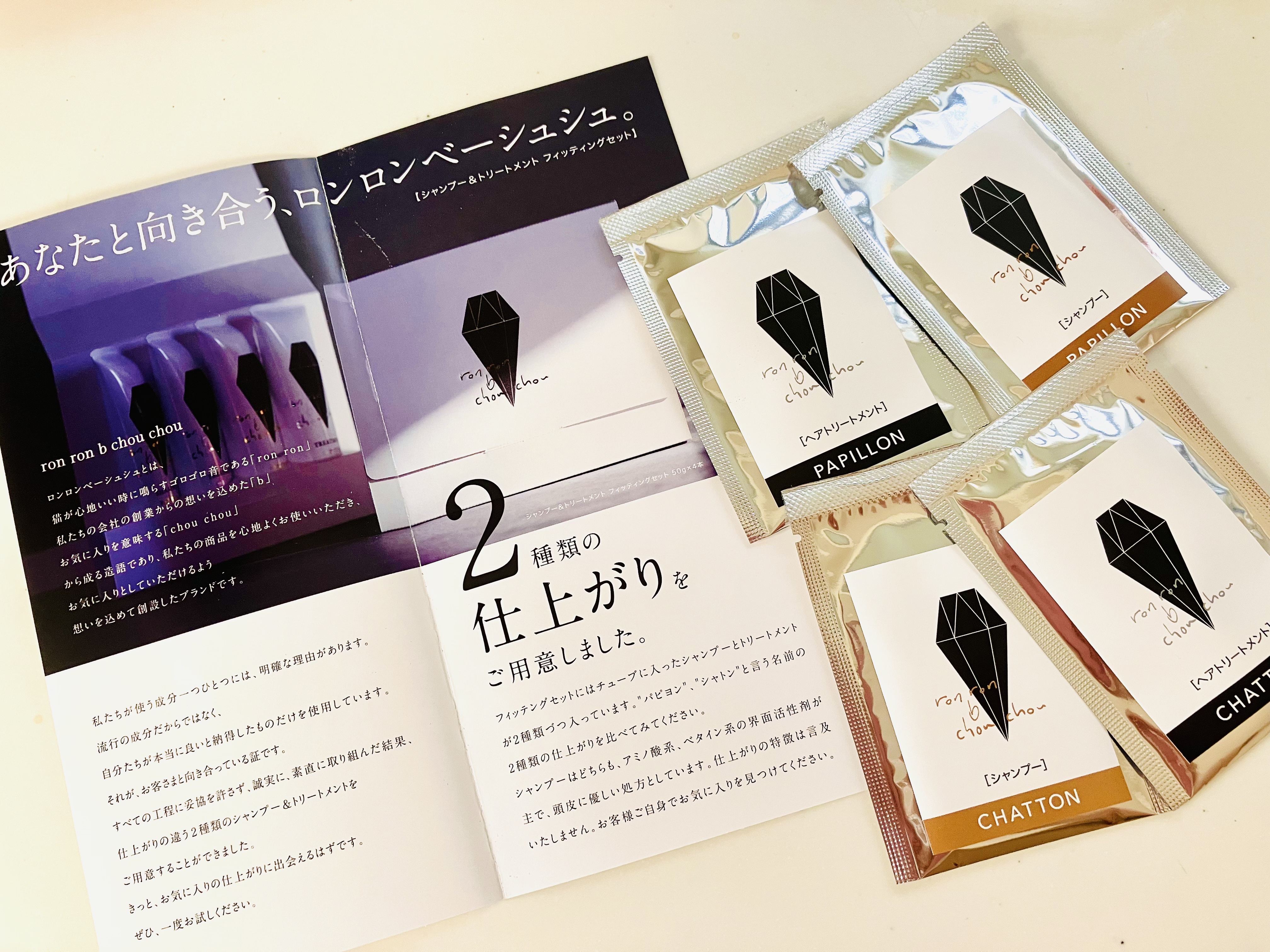 フィッティングセット/ron ron b chou chou/市販シャンプーを使ったクチコミ（1枚目）