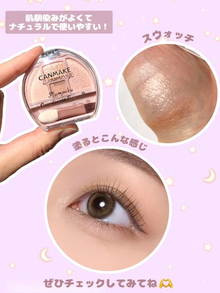 プランぷくコーデアイズ/キャンメイク/パウダーアイシャドウを使ったクチコミ(3枚目)