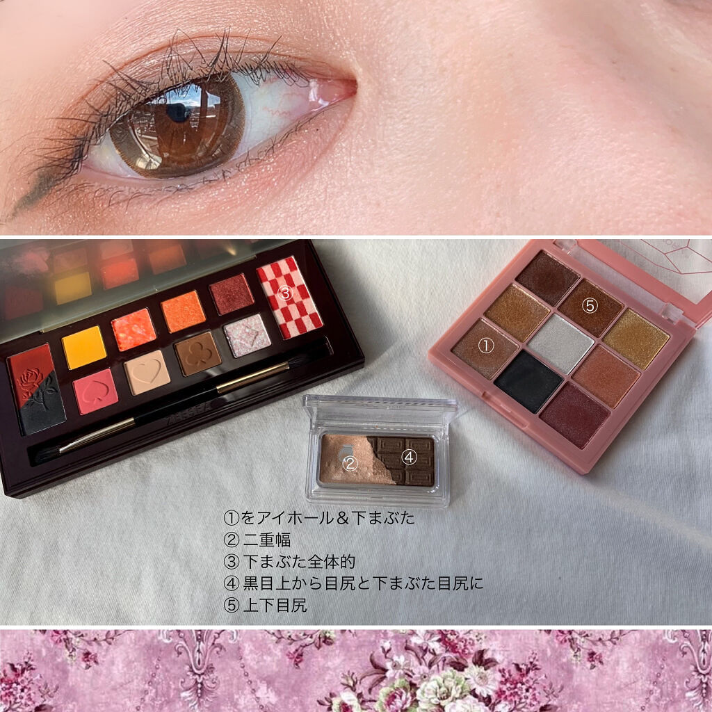 アリスドリームランドシリーズ 12色アイシャドウパレット（ZEESEA×大英博物館）/ZEESEA/アイシャドウパレットを使ったクチコミ（2枚目）