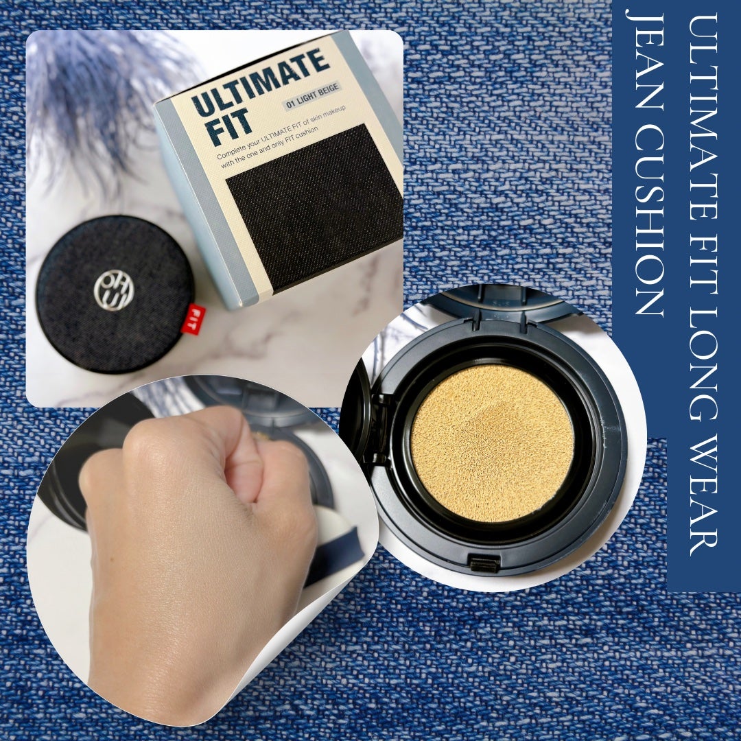 アルティメットフィット ロングウェアデニムクッション/OHUI/クッションファンデーションを使ったクチコミ(2枚目)