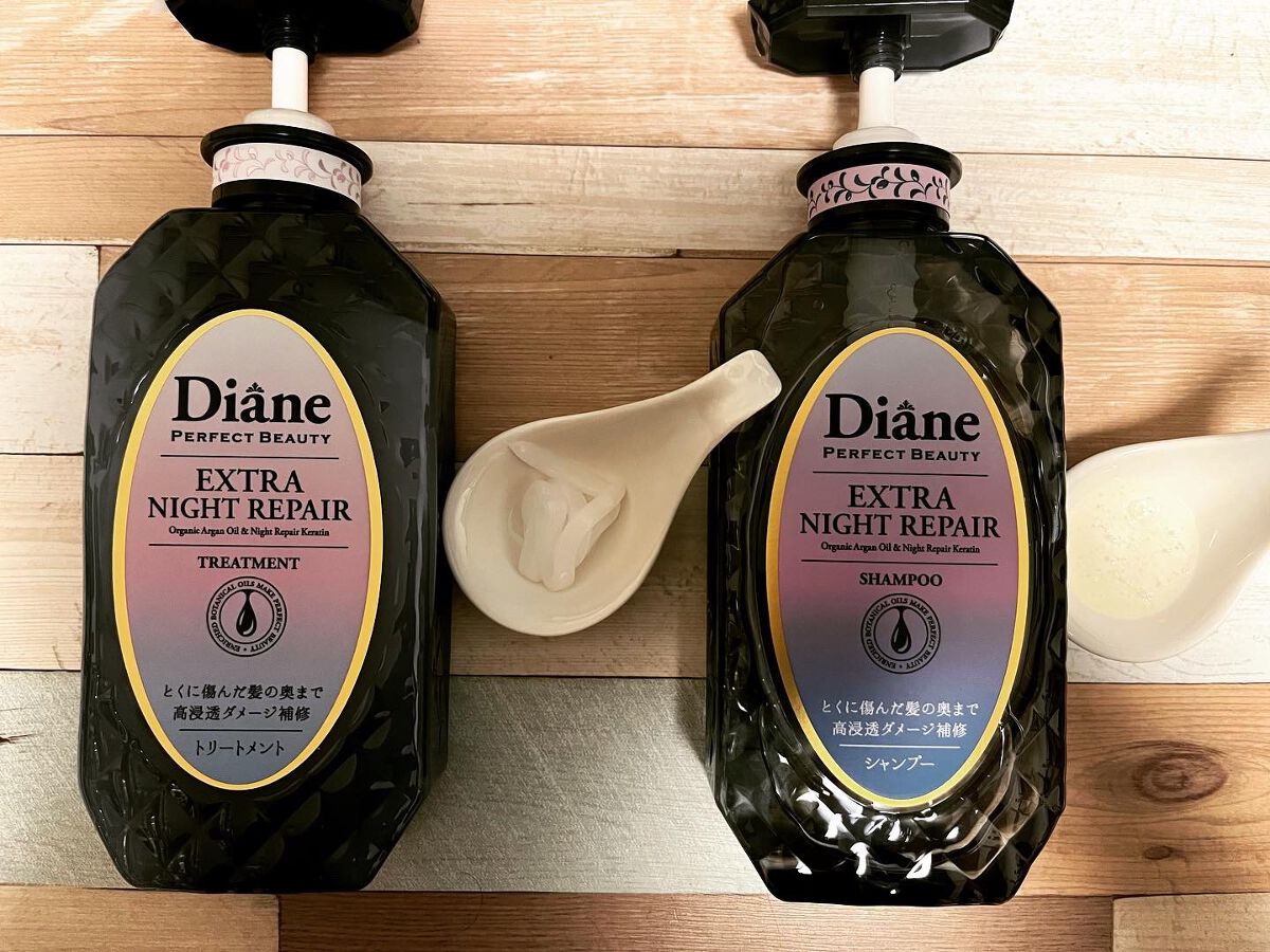 エクストラナイトリペア シャンプー＆トリートメント/ダイアン/市販シャンプーを使ったクチコミ（2枚目）