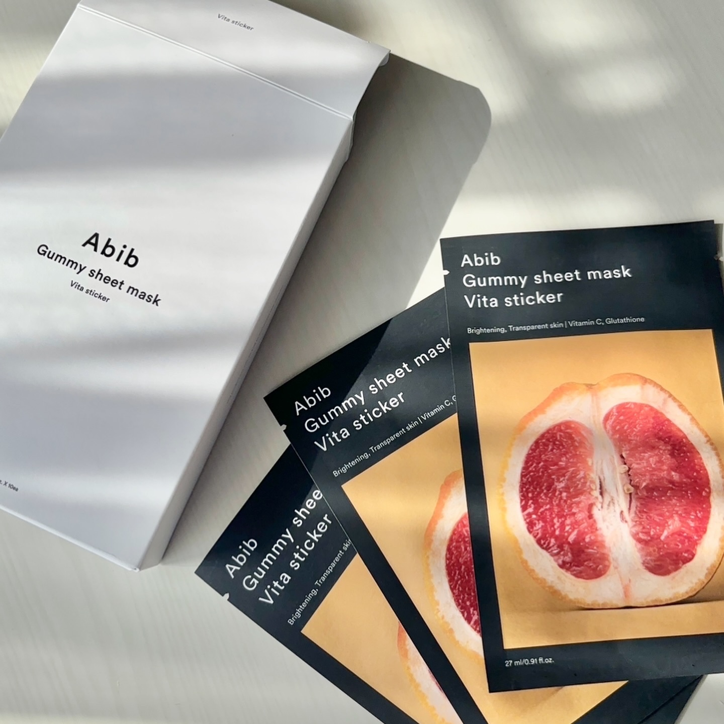 ガムシートマスクパック ビタ※15ステッカー/Abib /シートマスク・パックを使ったクチコミ（2枚目）