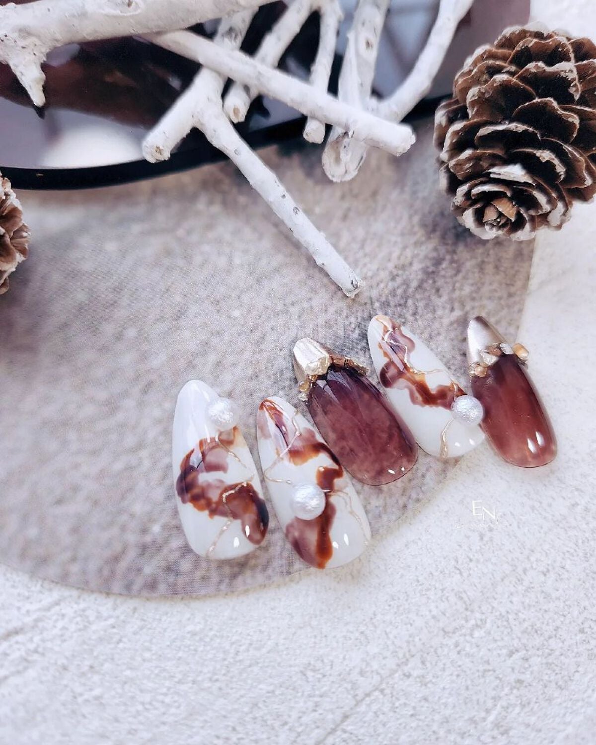 e_nails//フォロバ◎//ネイルとコスメ好きママ on LIPS 「こんにちは♫@natural__trendアンバサダーのえっち..」(2枚目)