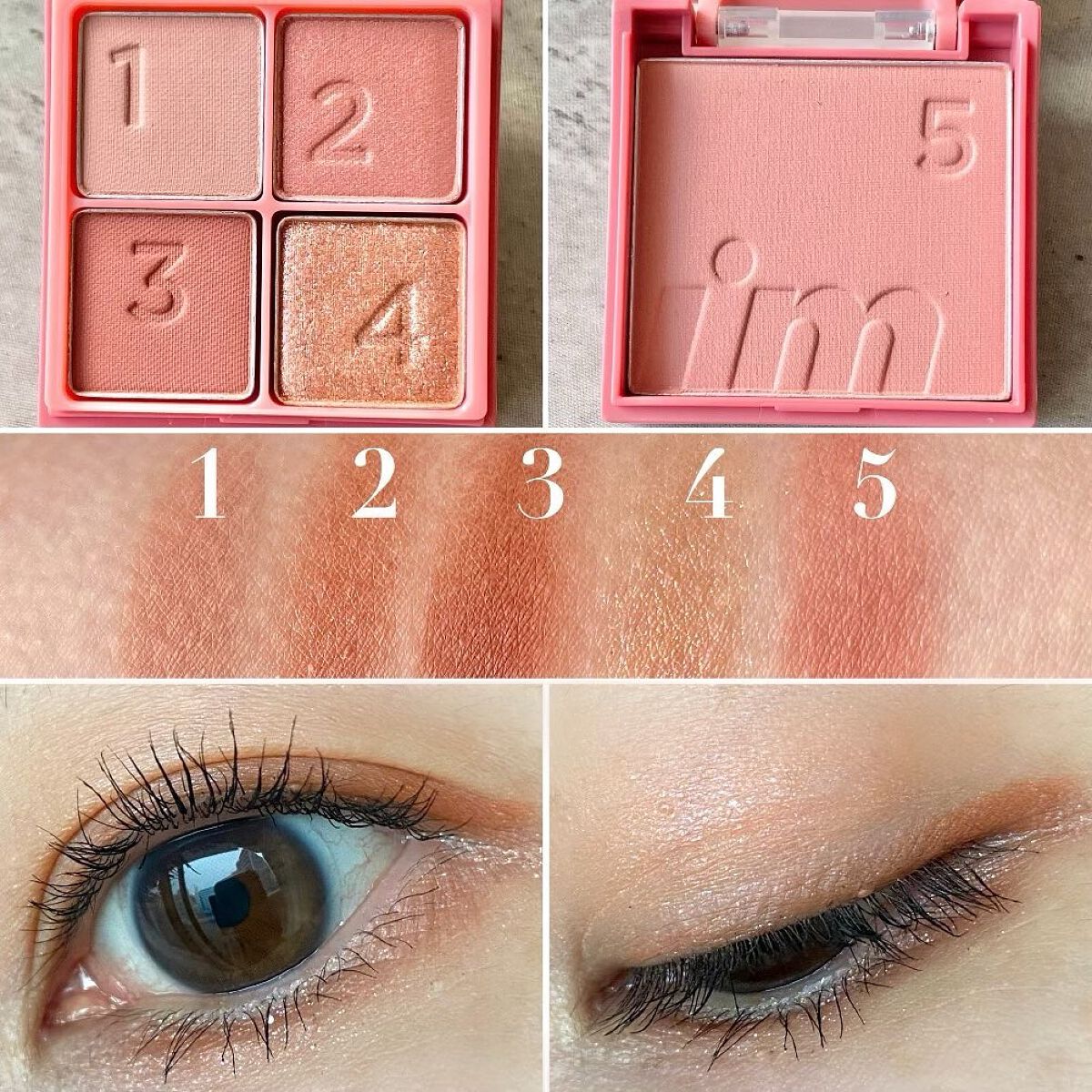 マルチキューブ/i’m meme/アイシャドウパレットを使ったクチコミ(5枚目)