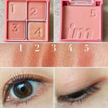 マルチキューブ/i’m meme/アイシャドウパレットを使ったクチコミ(5枚目)