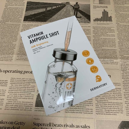 アンプルショットシートビタミンショット/Dermatory/シートマスク・パックを使ったクチコミ(1枚目)