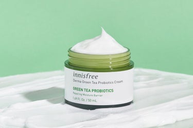 ダーマ グリーンティー プロバイオティクス クリーム/innisfree/フェイスクリームを使ったクチコミ（1枚目）