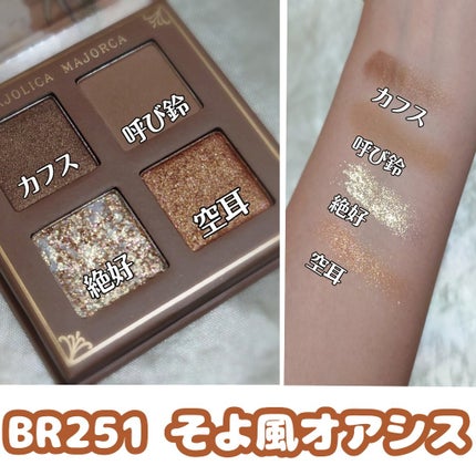 シャドーフラッシュ /MAJOLICA MAJORCA/アイシャドウパレットを使ったクチコミ(4枚目)