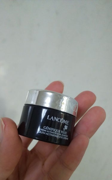 LANCOME ジェニフィック アドバンスト アイのクチコミ「つかいきり！20.8.28

毎日ほうれい線と目頭下まぶた、首につけてました。
夜のスキンケア.....」（1枚目）