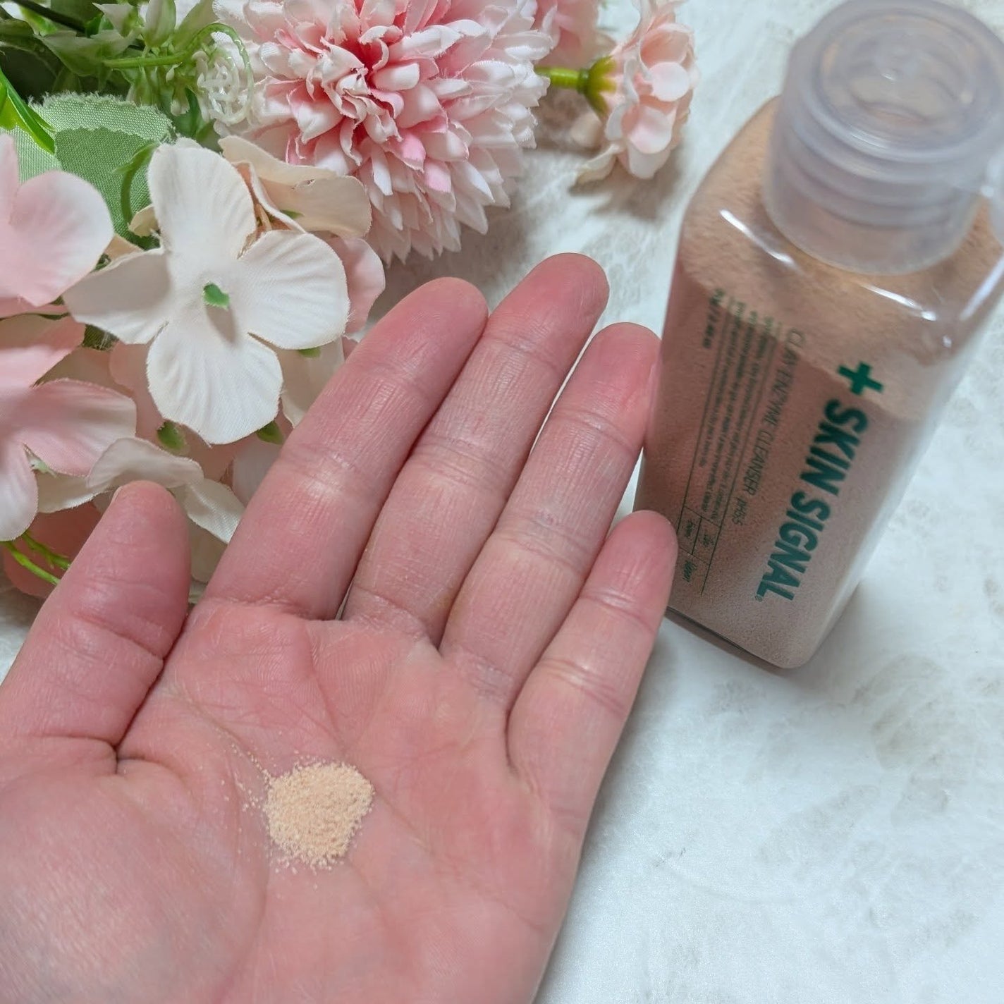 ピンククレイ酵素クレンザー/SKIN SIGNAL/洗顔パウダーを使ったクチコミ(3枚目)