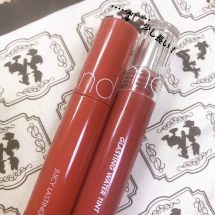 ジューシーラスティングティント/rom&nd/リップティントを使ったクチコミ(3枚目)