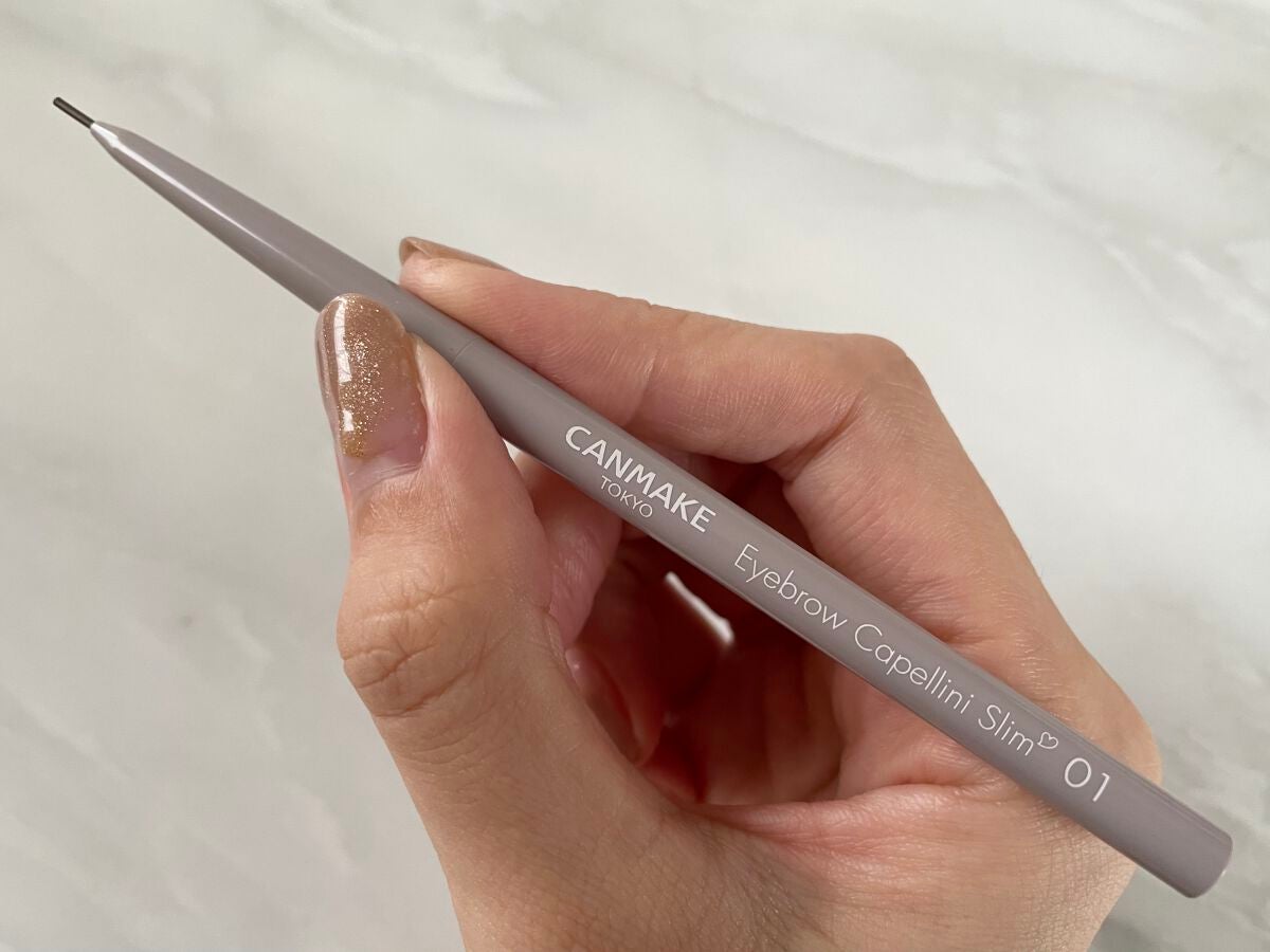 アイブロウカッペリーニスリム/キャンメイク/アイブロウペンシルを使ったクチコミ(2枚目)