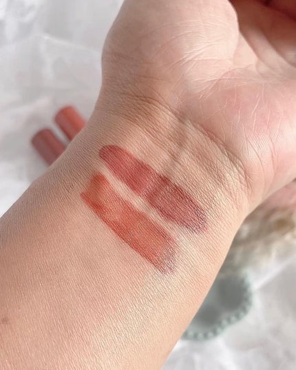 ウォータリーティントリップ マット/CEZANNE/リップティントを使ったクチコミ(3枚目)