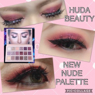 The New Nude Palette/Huda Beauty/パウダーアイシャドウを使ったクチコミ（1枚目）