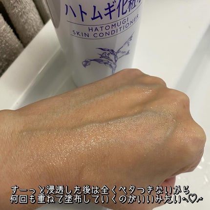ハトムギ化粧水(ナチュリエ スキンコンディショナー R )/ナチュリエ/化粧水を使ったクチコミ(4枚目)