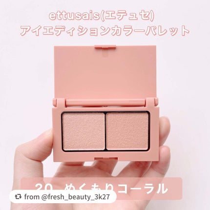 エテュセ アイエディション(カラーパレット)/ettusais/アイシャドウパレットを使ったクチコミ(2枚目)