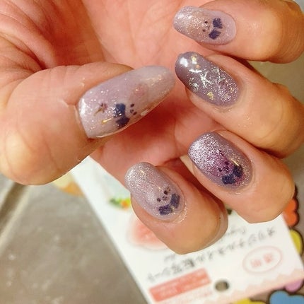 オリジナルネイル転写シート/セリア/ネイルシールを使ったクチコミ(2枚目)