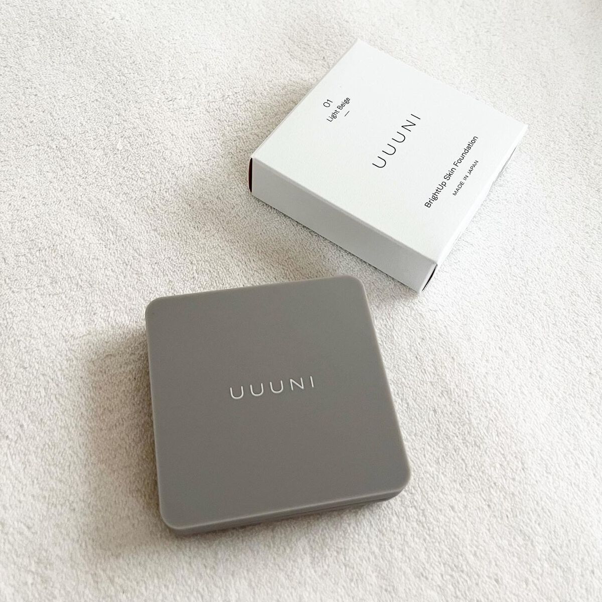 ブライトアップスキンファンデーション/UUUNI/クッションファンデーションを使ったクチコミ(1枚目)