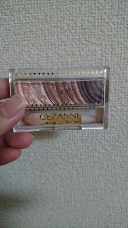 トーンアップアイシャドウ/CEZANNE/アイシャドウパレットを使ったクチコミ(1枚目)