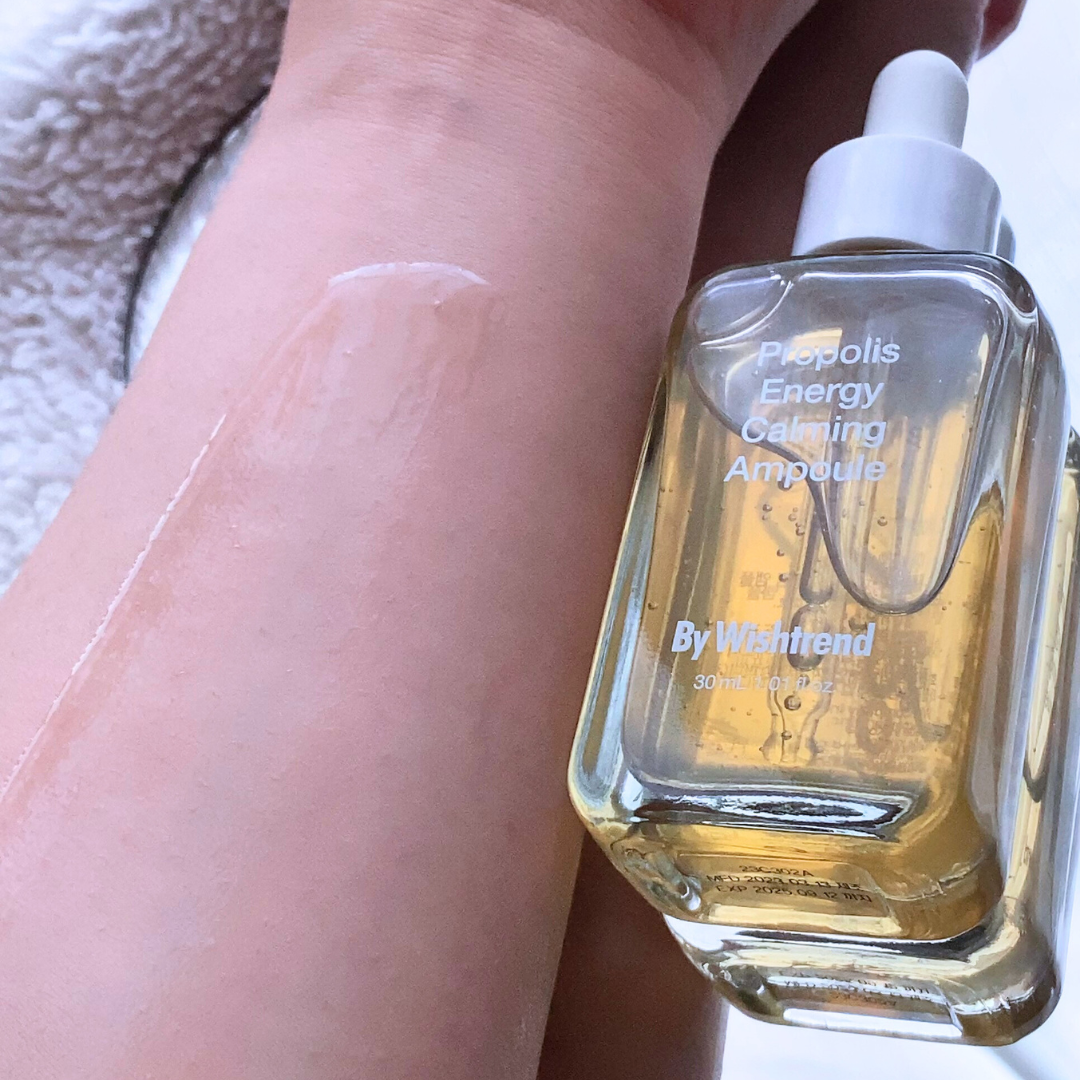 プロポリスエナジーカーミングアンプル/By Wishtrend/美容液を使ったクチコミ(5枚目)